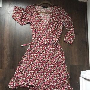 BCBG Maxazria Multicolored wrap dress